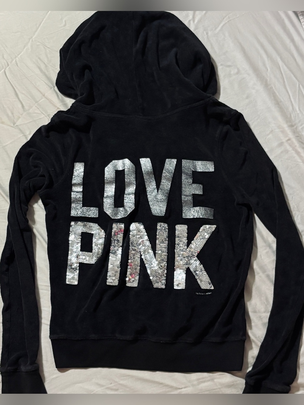 2011 Vs Pink Sequin Zip Up